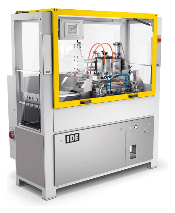 IDE drilling unit with several drilling heads