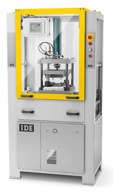 IDE punching unit with column guiding frame