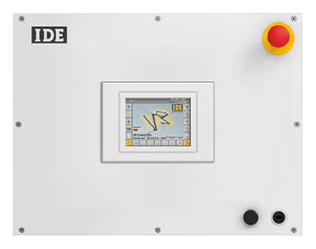 ME Control 20/4 machine controller with a 7 inch touch screen