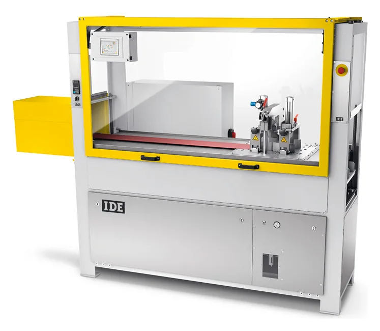 IDE cutting unit for swarfless cutting to length
